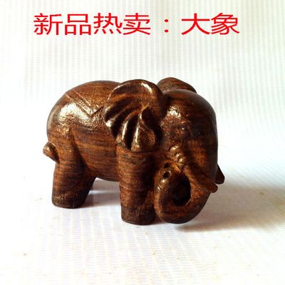 越南沉香手把件大象吉祥物正宗天然木雕工艺品摆件厂家批发 图片_高清大图 